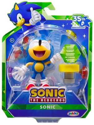 Sonic The Hedgehog 35th Anniversary Sonic Action Figure [Classic with Spring]