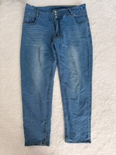 Shein Damen Jeans in Blau Gr. 3XL