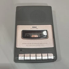RCA Personal Portable Recorder & Cassette Player RP3503-B Tested Works Vintage