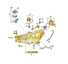 Original Scheinwerfer rechts Audi A4 8W0941044 Neu