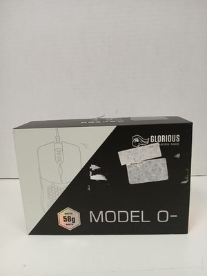 Glorious Model O- Wired Gaming Mouse, White