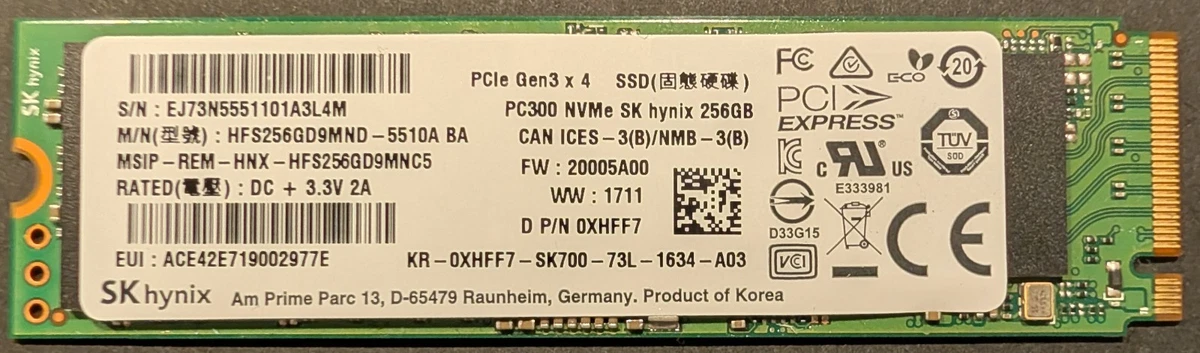 SK hynix 256 GB Solid State Drives for sale - eBay