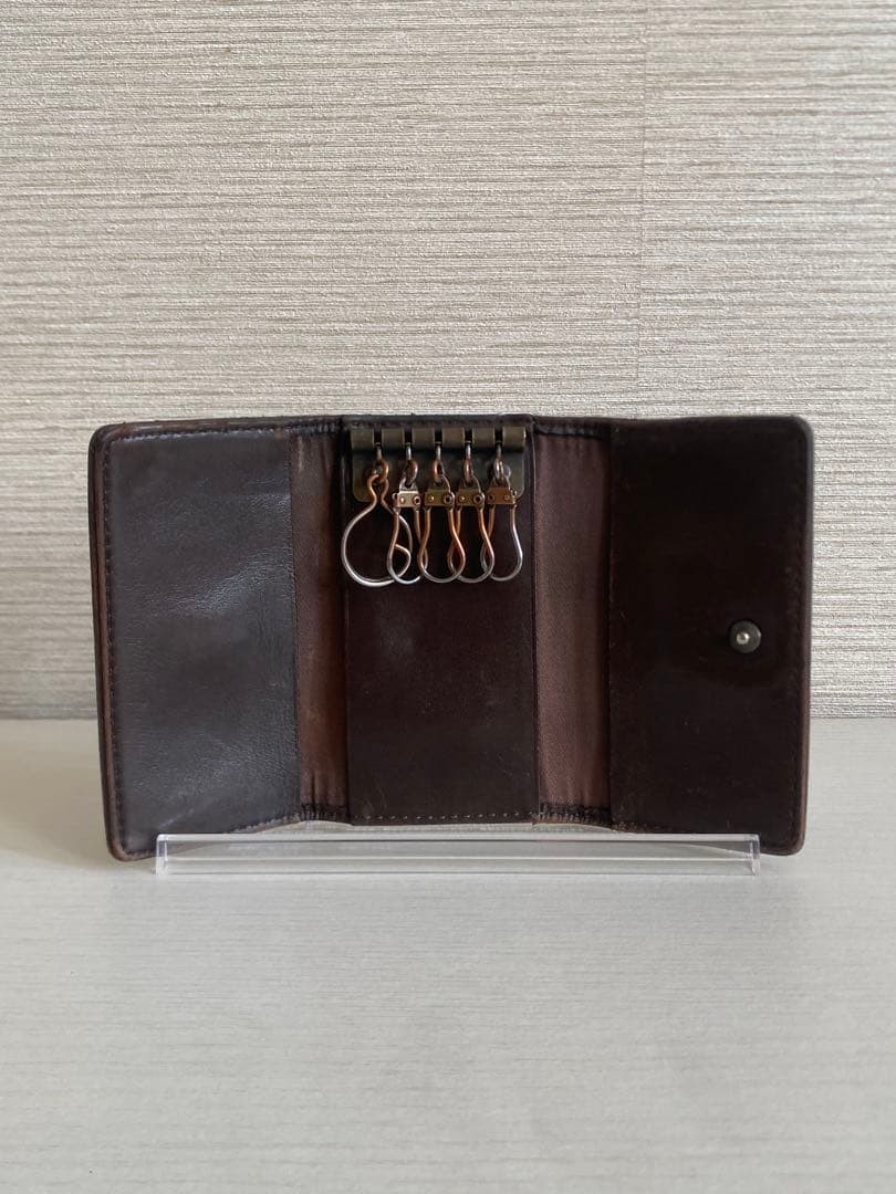 Burberry Key Case 5 Rows Plaid Pattern Accessory … - image 7