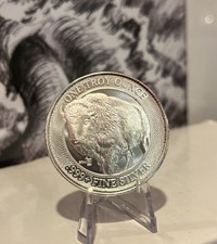 Buffalo 1 oz .999 Fine Silver Round MintID with NFC Scan Authentication 105.26 per troy oz
