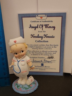 Angel Of Mercy Healing Hearts Collection KEWPIE 4'' Nurse Figurine 6031A