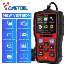 VD30 Red OBD2 Scanner Check Engine Light Fault Code Reader Live Data Diagnostic 