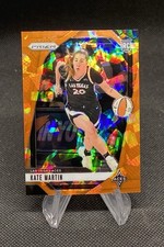 Kate Martin 2024 Panini Prizm WNBA Orange Cracked Ice Prizm Rookie Las Vegas Ace
