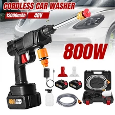 Cordless Electric High Pressure Water Spray Car Gun Portable Washer Cleaner Tool