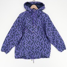 Vintage Nike Jacket Womens S Purple Geometric...