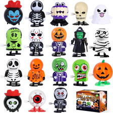 18Pcs Halloween Wind up Toys Assortments for Kids Halloween Party Favors Treat B