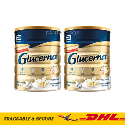 2 x Abbott Glucerna For Diabetic Management Improved Formula Vanilla 800g
