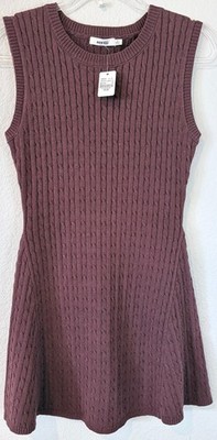 Needle & Thread Maroon Knit Dress S NWT