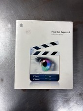 Vintage Apple Final Cut Express 2 Upgrade Software - Edit Like A Pro