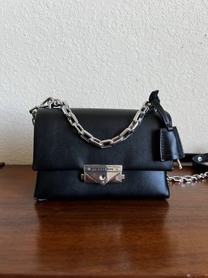 MICHAEL MICHAEL KORS Cece Extra-Small Leather Crossbody Black/Silver