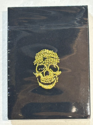 Sample Expert Skull & Bones Jerry's Nugget Finish Playing Card Deck~Embroidered