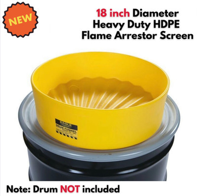 Drum Funnel w Brass Screen for Pouring Waste Oil into 55 Gallon Drum Rain Barrel