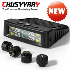 Wireless Car Solar Tpms Lcd Tire Pressure Monitoring System 4 External Sensors Wireless Car Solar Tpms Lcd Tire Pressure Monitoring System 4 External Sensors