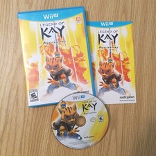 Legend of Kay Anniversary (Nintendo Wii U, 2015) with Manual 