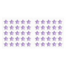 2 Sheet Star Gem Stickers 10mm, Self Adhesive Jewel Sticker Light Purple