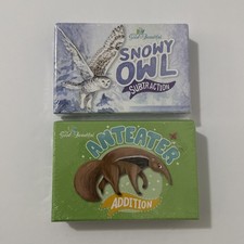 The Good and Beautiful Anteater Addition Snowy Owl Subtraction Card Games - New