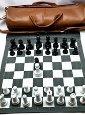 Square Off Pro Rollable  Electric Chess set w/ Carry Bag