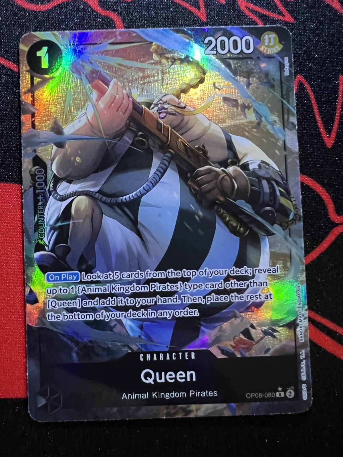 Queen (Parallel) [Alternate Art Rare] OP08-080 One Piece Two Legends English
