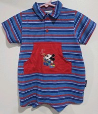 Vintage 90s Disney Baby Mickey  Co Romper 18 Months