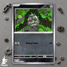Ferroseed Reverse Holo 62/86 Chaos Rising Common Pokemon TCG Card NM Art OKUBO