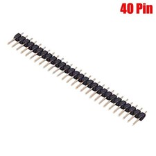 40 Pin 2.54mm Male PCB Single Row Straight Header Strip Connector Breakaway 3Amp
