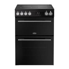 Belling Vision 60cm Electric Cooker with Induction Hob - Black & Silve 444412059