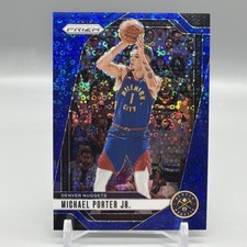 2024-25 Panini Prizm Fast Break Blue Disco /150 Michael Porter Jr