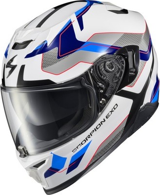 Scorpion EXO-T520 Zuse Helm Sm Weiß/Blau T52-1213
