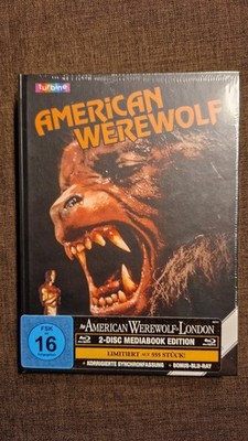 An American Werewolf in London * 2 Disc Blu Ray Mediabook Edition * VHS Cover
