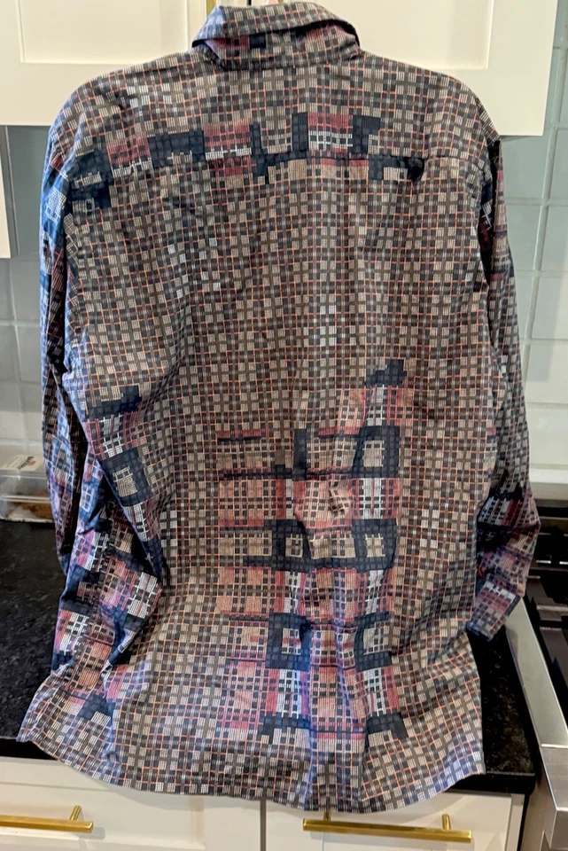 Camisa de vestir Christian Lacroix Homme de algodón con escorpión para hombre talla 44/17,5 Foto 3 de 4