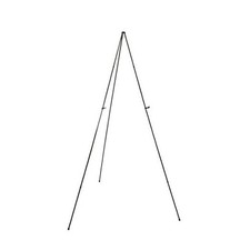 E-Z Foldaway Easel for Art or Sign Display, F. Black 62" H 62"H Display Easel