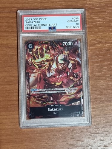 Sakazuki (Alternate Art) graded PSA 10 for sale on eBay