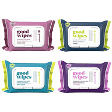 Flushable Butt Wipes Made with Vitamin E  Aloe - Soft  Gentle Wet Wipe Dispens