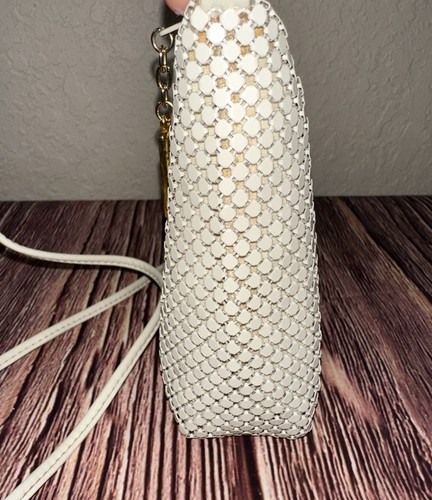 VINTAGE Whiting and Davis White Mesh Evening, Special Occasion, Sholder Bag - Picture 5 of 17