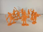Vtg. 1958 Marx Boonesboro Pioneers 1/32 Plastic Soldiers USA NICE!
