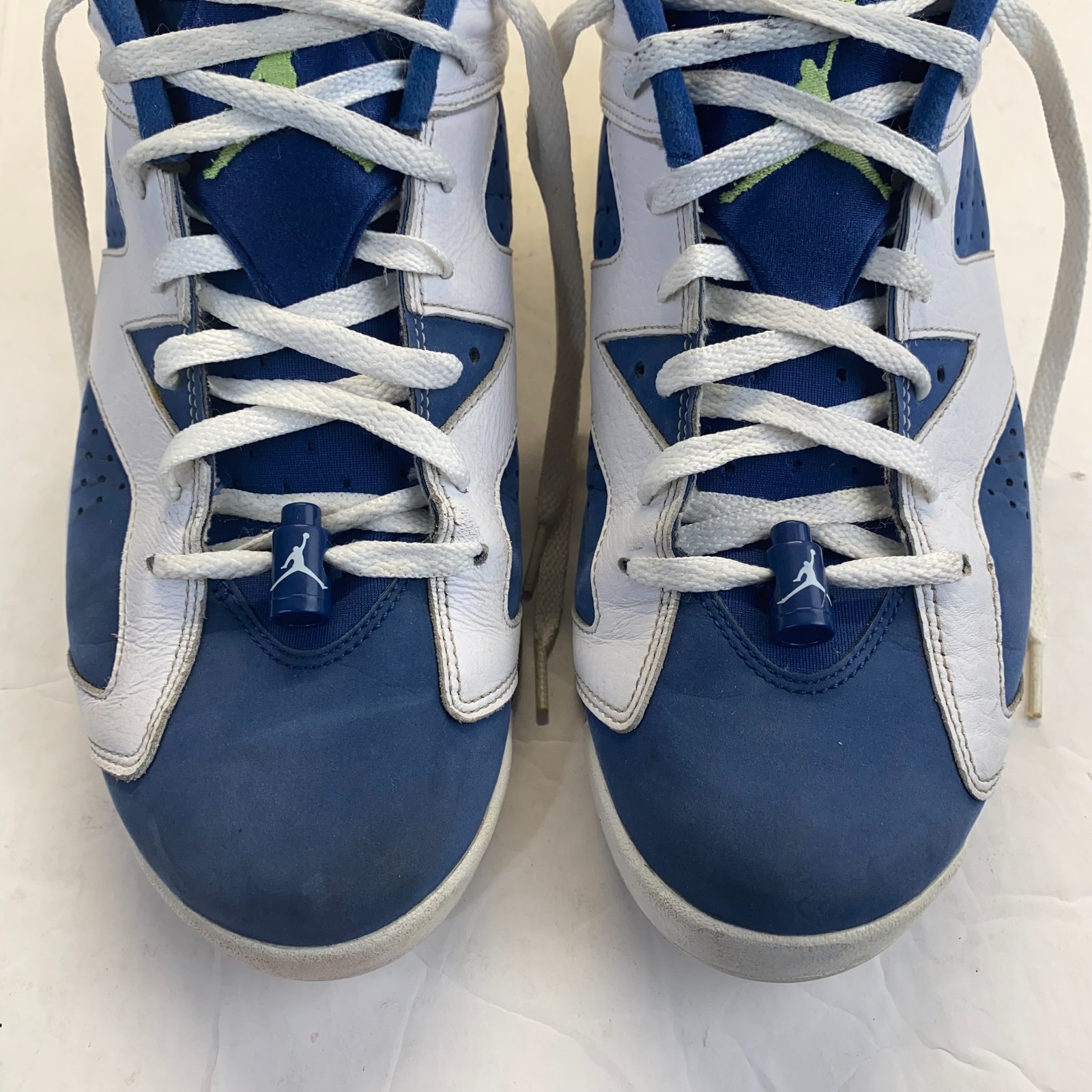 Nike Air Jordan 6 Low Retro Men’s Size 11  304401-106 Ghost White/Blue thumbnail 14