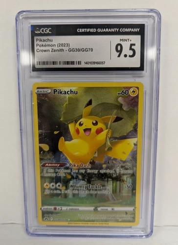 Pikachu Pokémon (2023) Crown Zenith GG30/GG70 CGC 9.5
