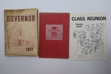 1957 Johnson HS Yearbook St Paul MN Rube Gustafson Hockey Coach