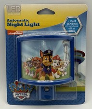 PAW Patrol LED Automatic Night Light Nickelodeon On At Dusk Off At Dawn New