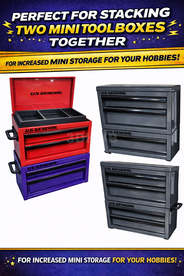 US General Mini Toolbox Riser for Stacking multiple Mini Toolboxes | eBay