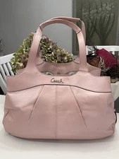 VINTAGE Y2K COACH LEXI PINK SATCHEL HANDBAG