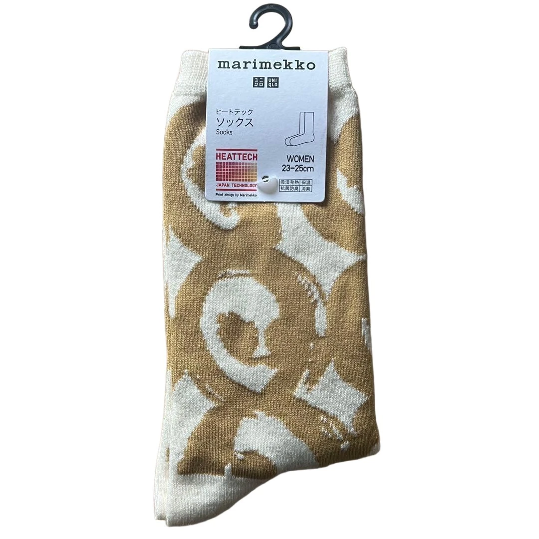 UNIQLO Marimekko HeatTech Socks 23-25 New Unused