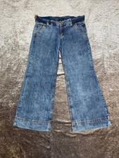 JUST CAVALLI Vintage Y2K Flare Jeans Blue Denim Pants Size 32