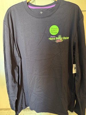2025 DISNEY MAGIC KEY LONG SLEEVE SHIRT OOGIE BOOGIE BASH MEDIUM DCA GLOW NWT