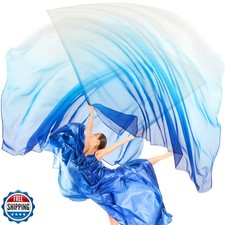 Jecery 2 Set Worship Flags for Dance Church Praise Dance Worship