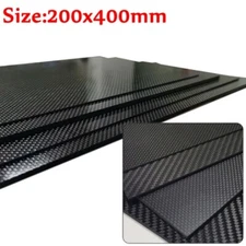 200*400mm Carbon Fiber Composite Material Anti-UV Board Sheet Plate 1-5mm/thick